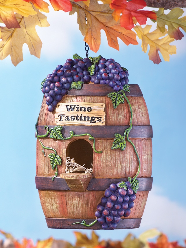 Grapevine Vineyard Hanging Birdhouse