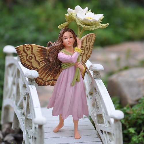 Miniature Fairy Garden Windflower Fairy