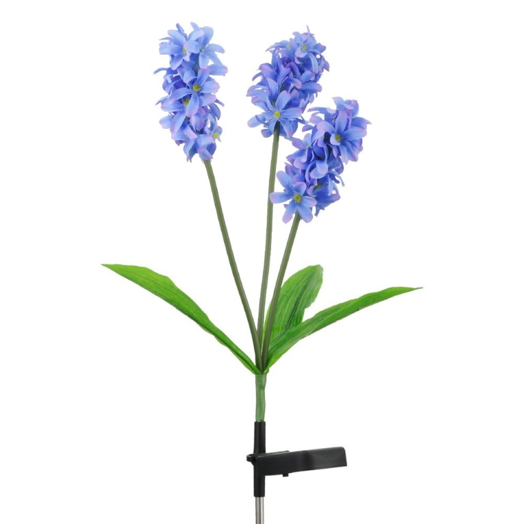 Solar Flower Light Hyacinth Flower 3led for Garden