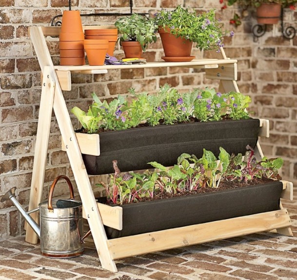 Grow Bag Terrace Kit Fresh Garden Decor