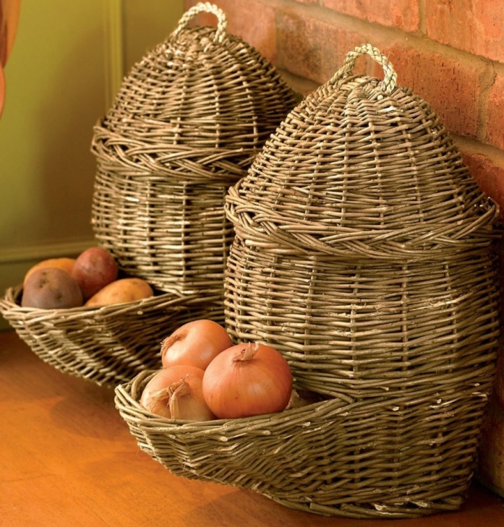 Potato and Onion Baskets | Fresh Garden Decor