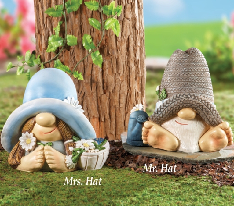 Funny Hat Garden Gnomes