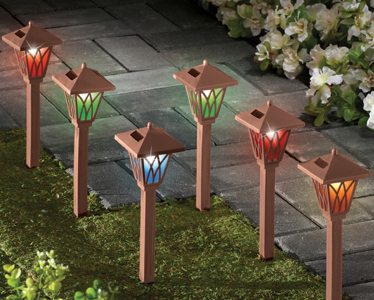 Solar Color Changing Path Lights
