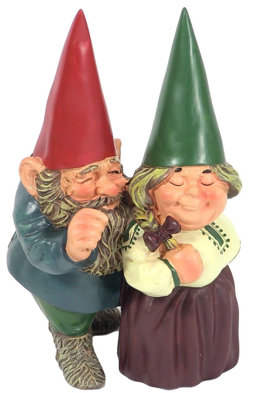 Arnold and Sarah get Married, 8.5 Inch Tall Gnome