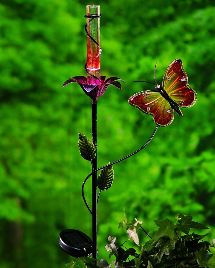 butterfly-and-flower-solar-rain-gauge