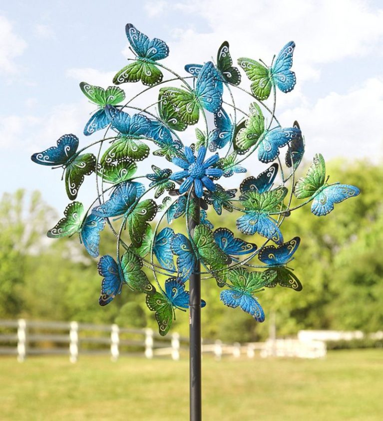 Butterflies Metal Wind Spinner | Fresh Garden Decor