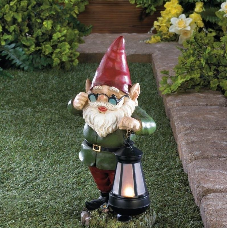 Terrace Outdoor Solar Garden Statues | Fresh Garden Decor