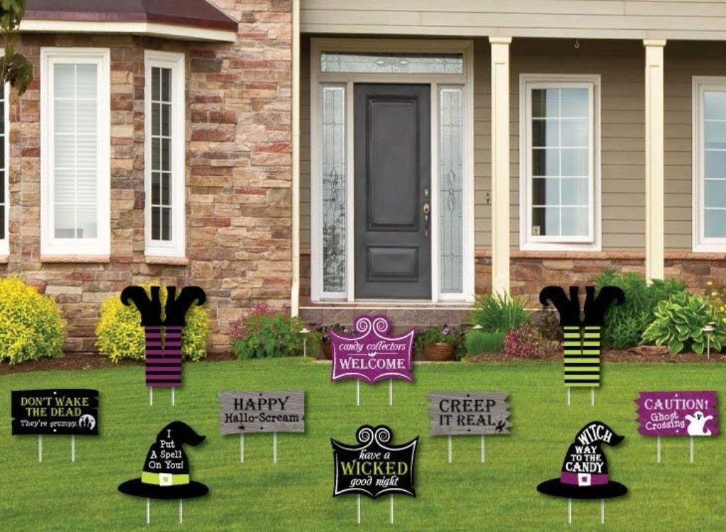 Witch Lawn Decorations Outdoor Halloween Yard Decorations Fresh