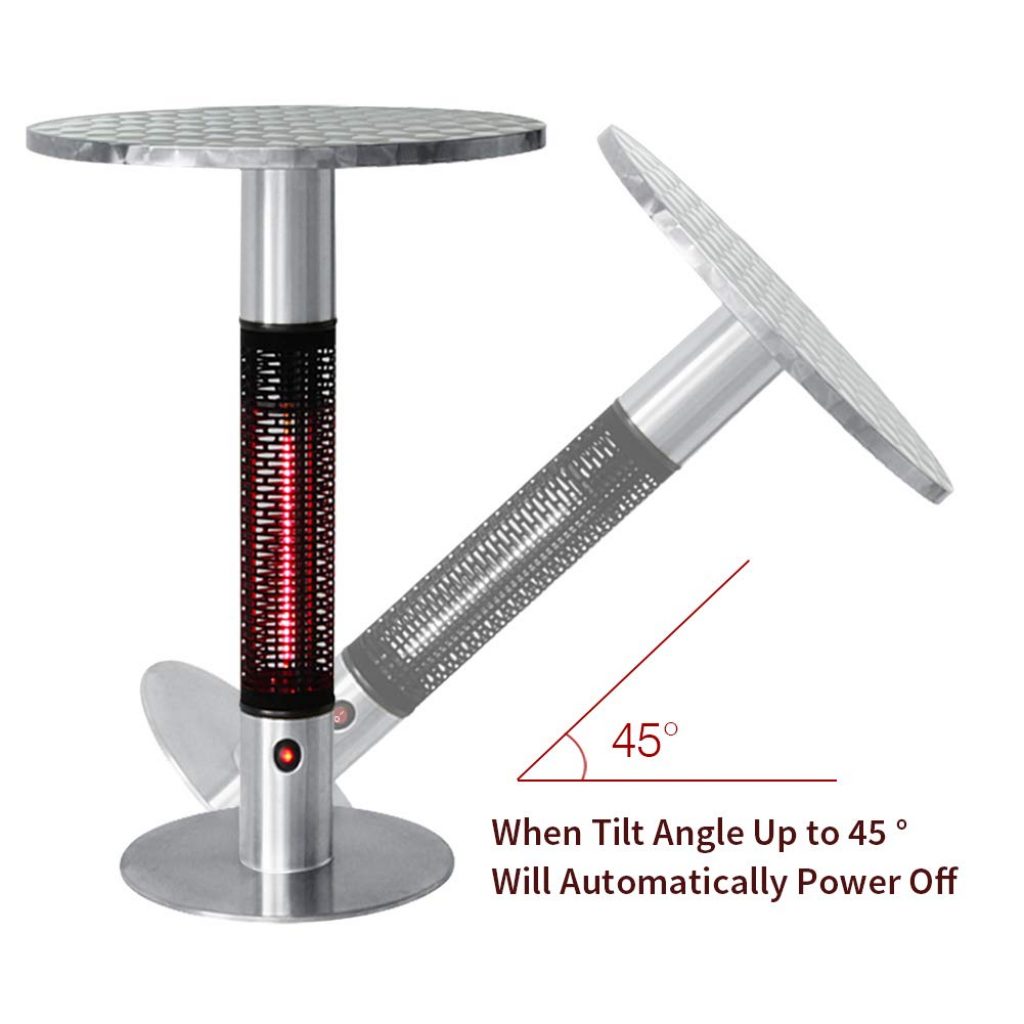 Bistro Table Infrared Electric Outdoor Heater Fresh Garden Decor