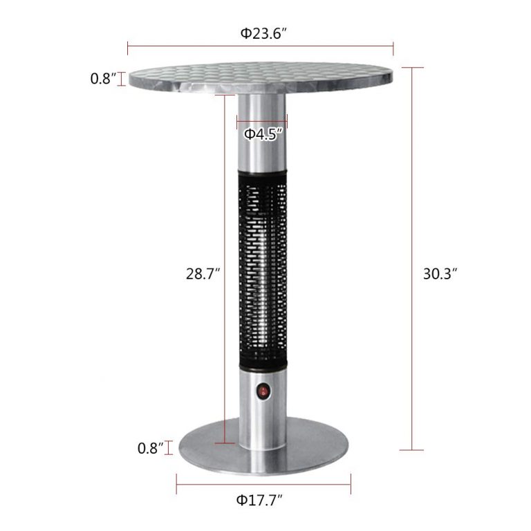Bistro Table Infrared Electric Outdoor Heater Fresh Garden Decor
