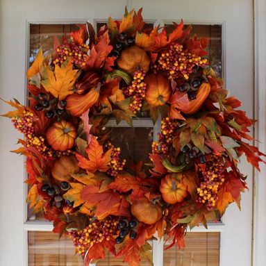 Autumn Door Wreath