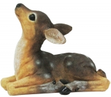Baby Fawn Lying Outdoor Statue