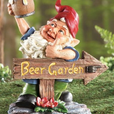 Beer Garden Gnome Lawn Ornament