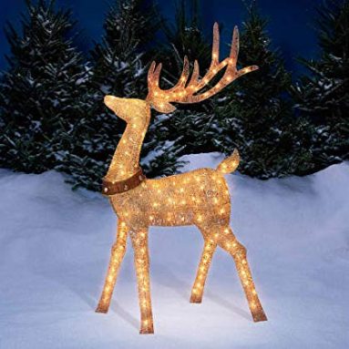 Buck Deer Display Outdoor Christmas Yard