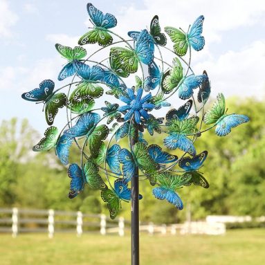 Butterflies Metal Wind Spinner