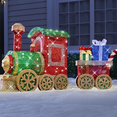 The 53″ Twinkling Holiday Train