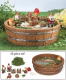 Collectible Mini Gnome Garden Container – 12PC