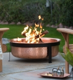 Copper Wood Burning Fire Pit