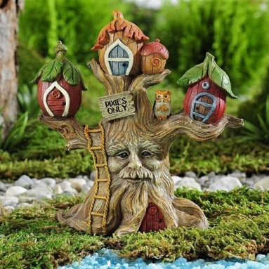 Fairy Garden 5.5″ Enchanted Forest Pixie Tree House