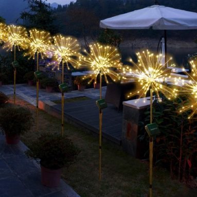 Fairy Twinkle Starburst Solar Powered String Light