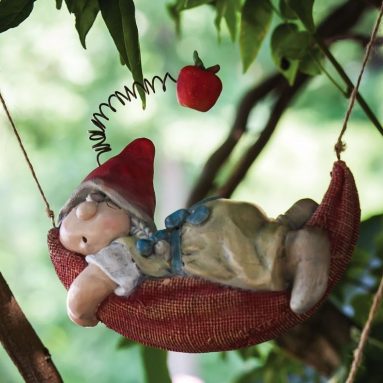 Lazy Days Dreams Girl Gnomes Statue