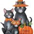 Lighted Halloween Witch Hat Decorations