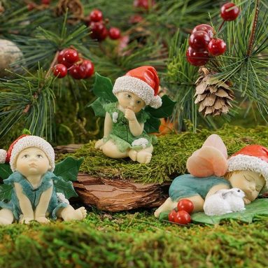Miniature Garden and Terrarium Christmas Fairy