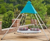 Patio Outdoor Daybeds Lounger Canopy Hanging Cushion Porch Bed