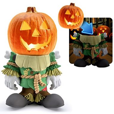 Pumpkin People Scarecrow Statue