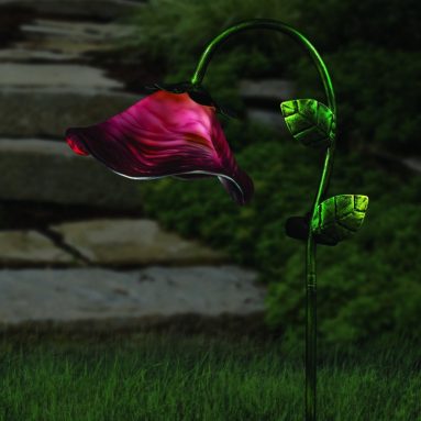 Regal Art and Gift Solar Bell Flower Stake