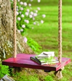 Rope Tree Swing with Wooden Seat