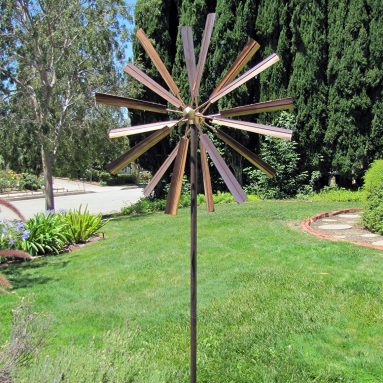 Stanwood Wind Sculpture Kinetic Copper Wind Sculpture