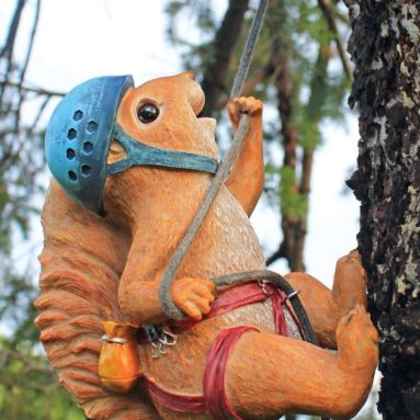 The Climbing Squirrel Statue