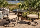 Traditions 3-Piece Deep-Cushioned Outdoor Bistro Set