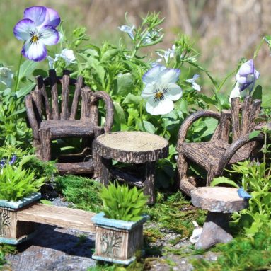 Fairy Garden Resin Furniture Set
